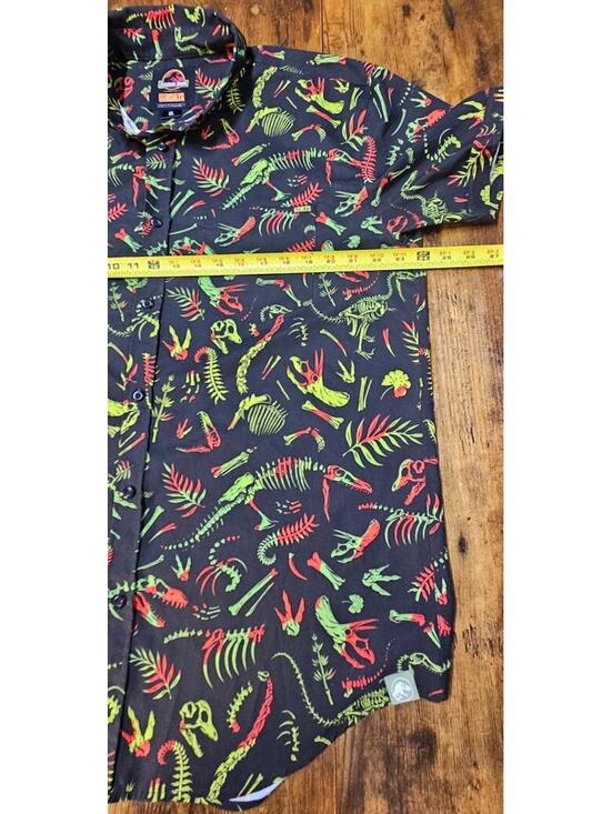RSVLTS X Jurassic Park Kunuflex Button Down Shirt Men’s Size Extra Large - Picture 5 of 7